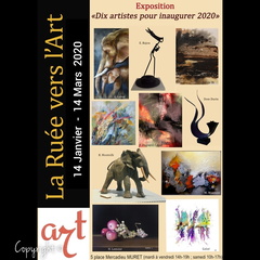 Galerie "La Ruée vers l'Art"Du 14 janvier au 14 mars 2020 Muret (31)